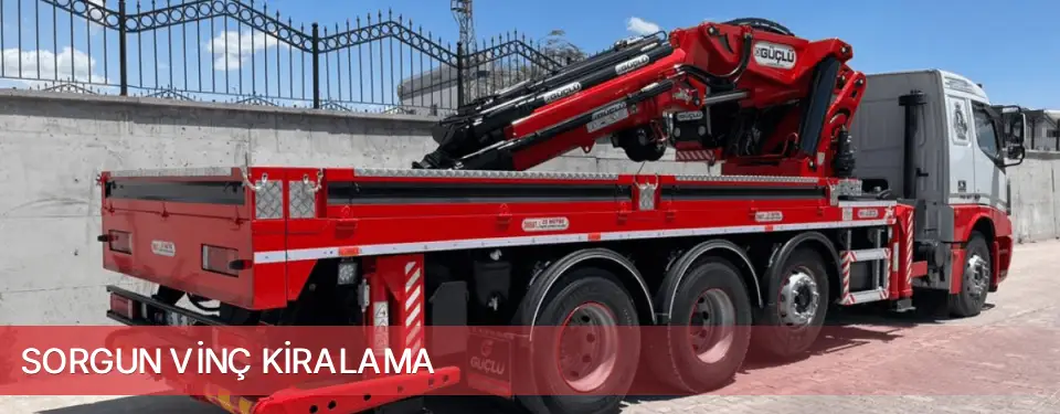 Sorgun İlçemi Vinç Kiralama